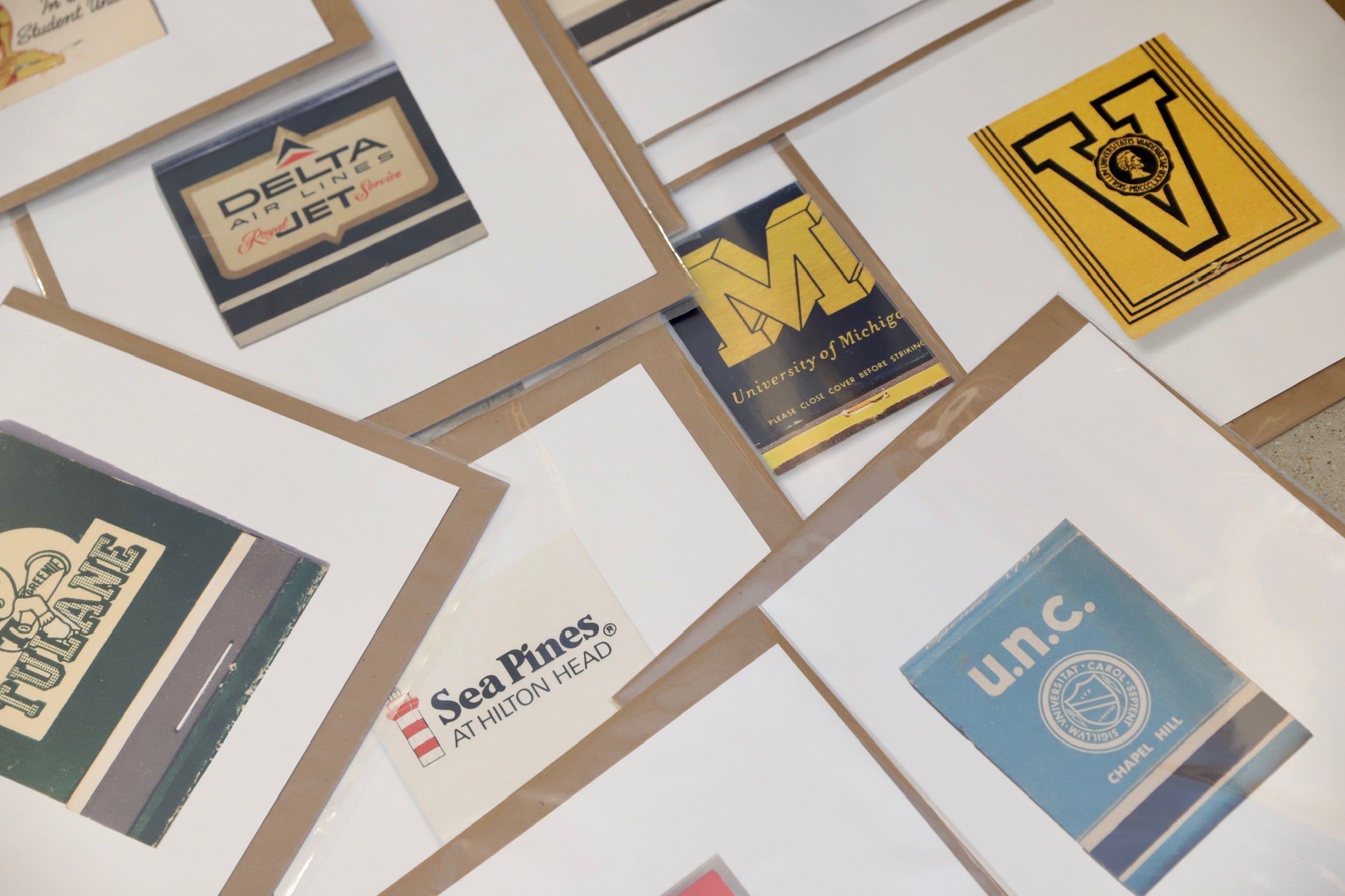 Delta Air Lines (Royal Jet) Matchbook Print - Print Only