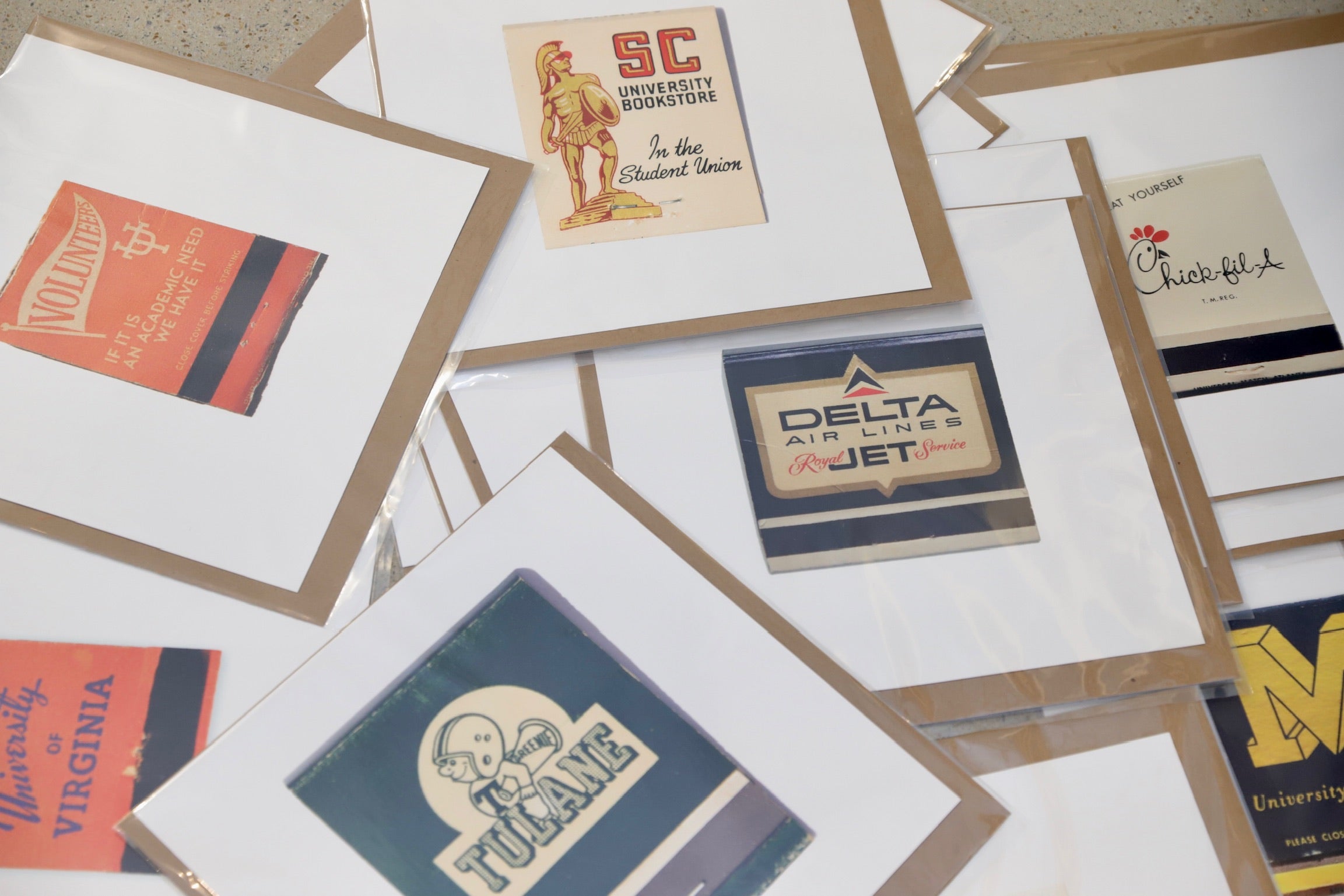 Delta Air Lines (Royal Jet) Matchbook Print - Print Only