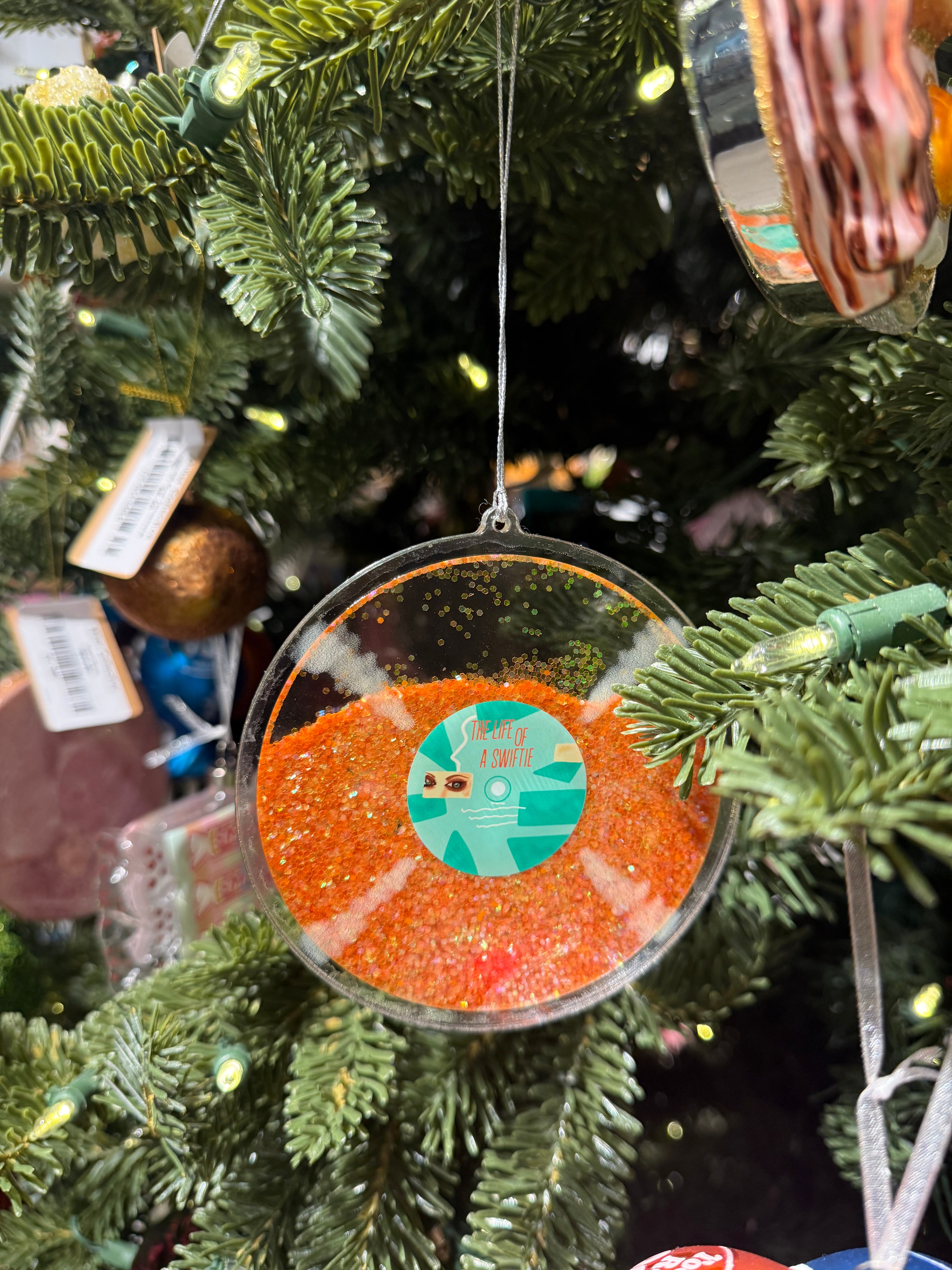 Taylor Swift Album Disc Ornament