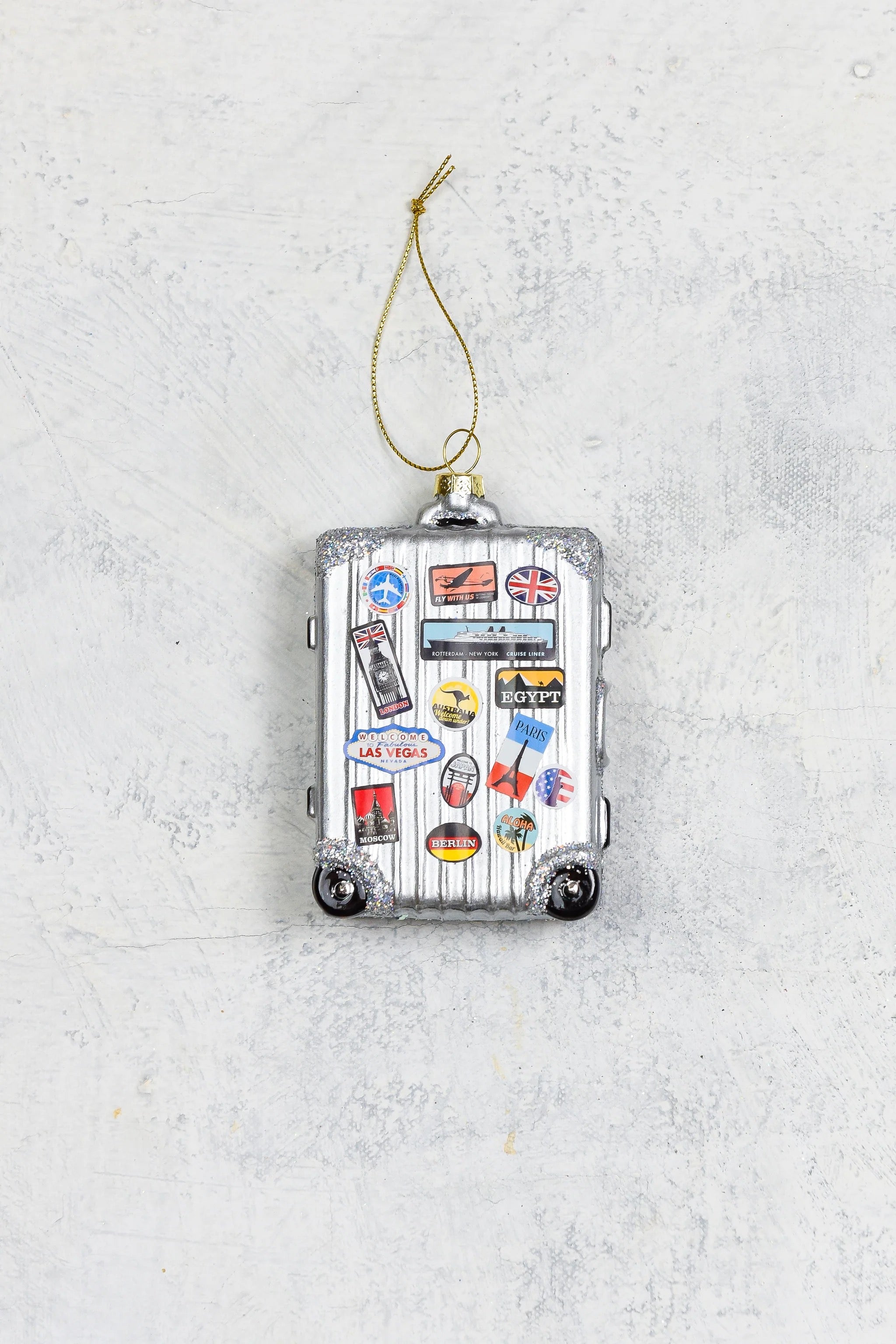 Jetsetter Suitcase Ornament