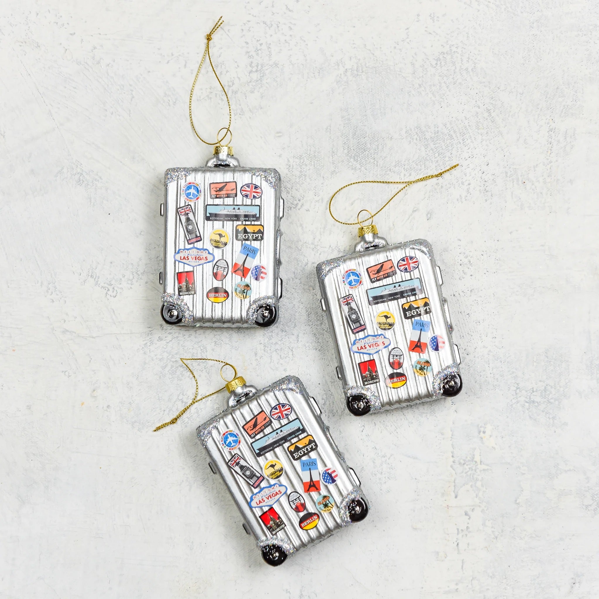 Jetsetter Suitcase Ornament