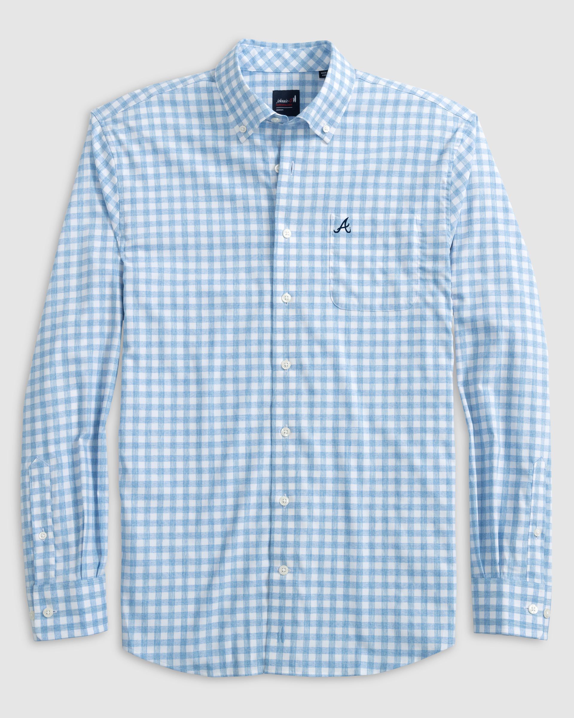 Atlanta Braves Archie Performance Button Up Shirt