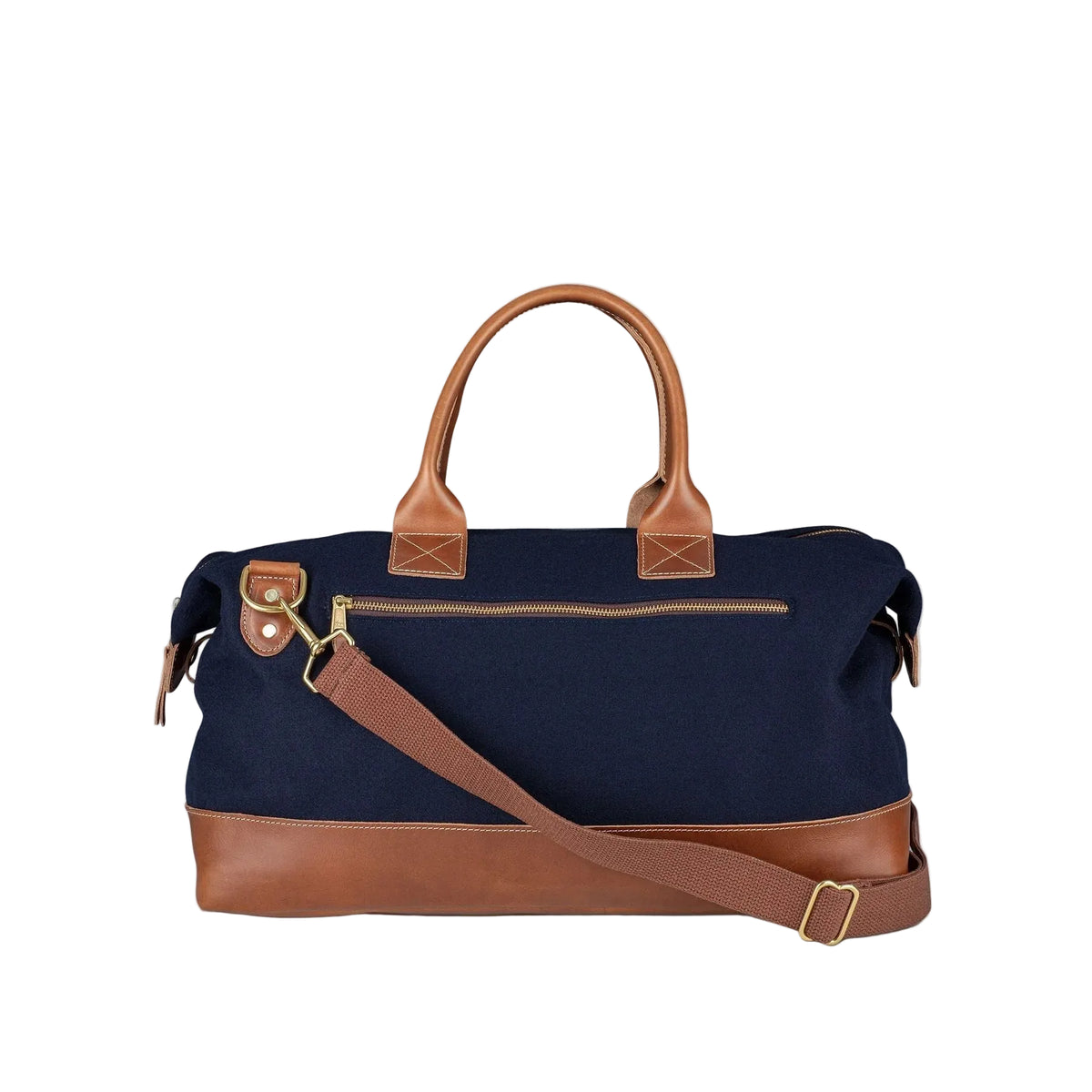 Atlanta Braves Script Navy Weekender Duffle Bag