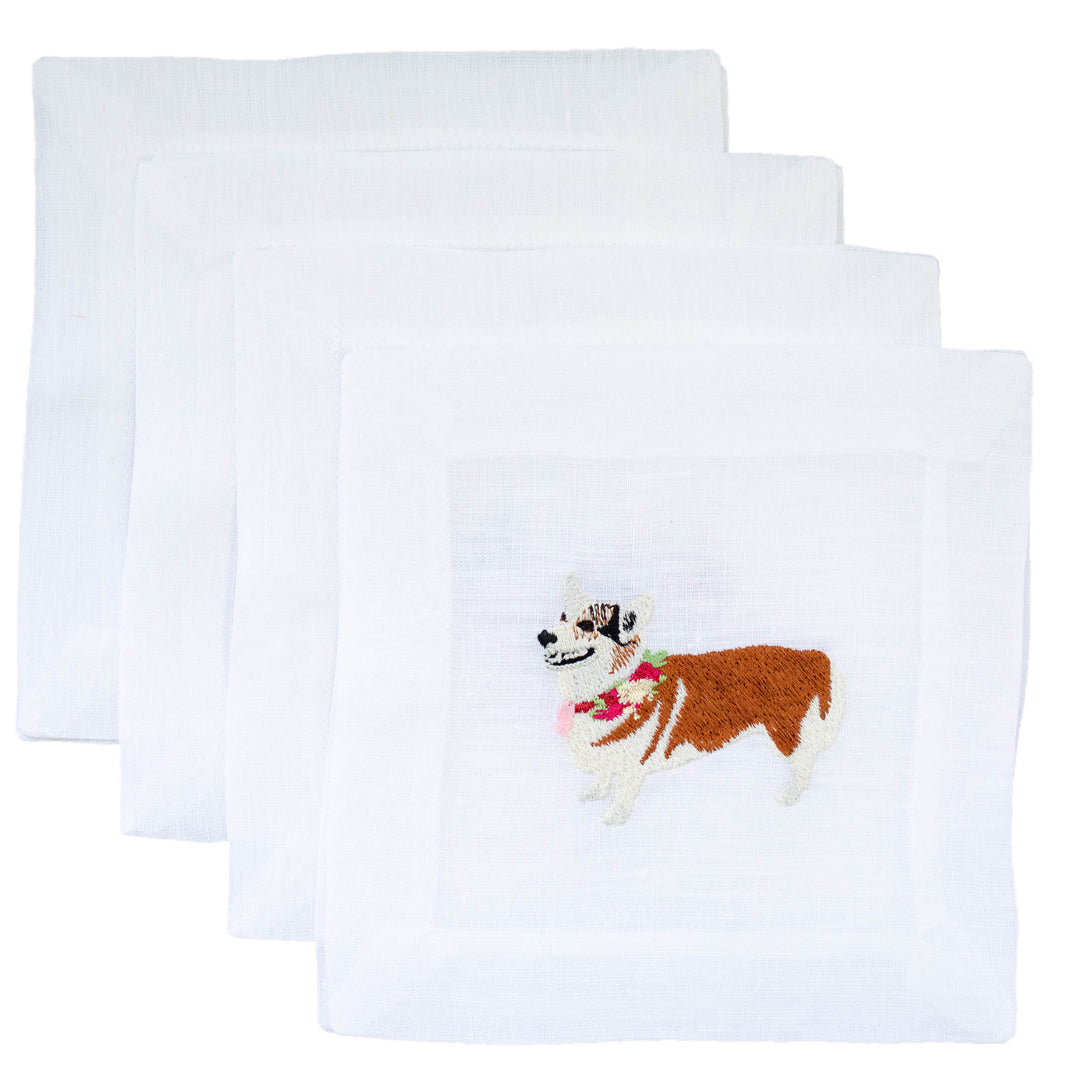 Corgi Cocktail Napkins