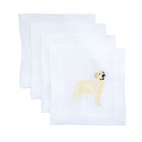 Yellow Lab Cocktail Napkins