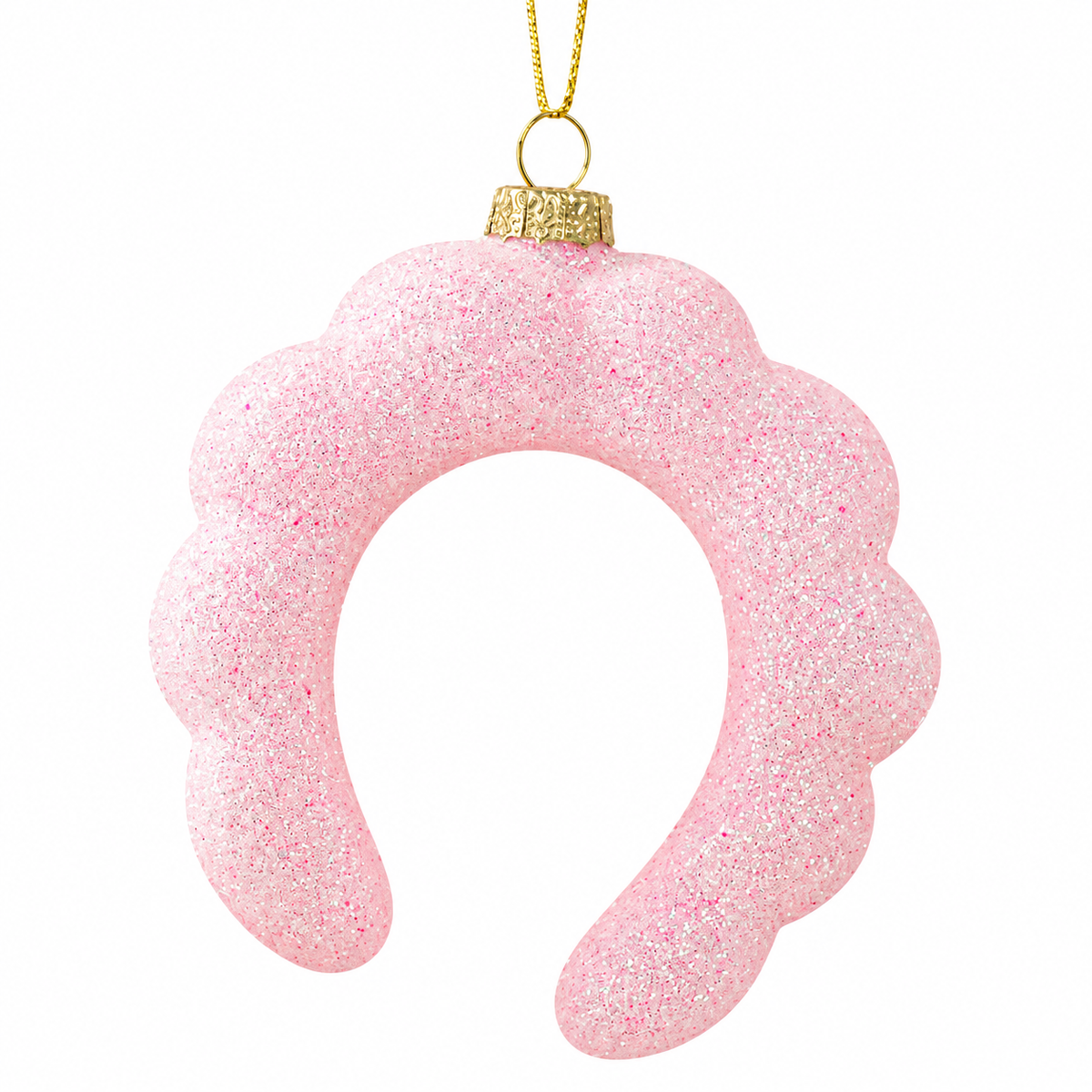 Pink Glitter Spa Headband Ornament