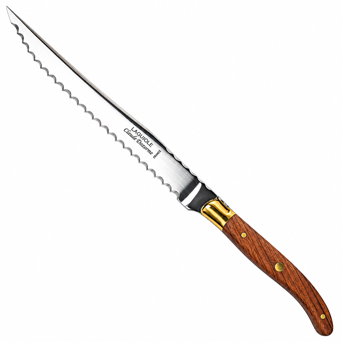 Berlingot Bread Knife - Exotic Wood