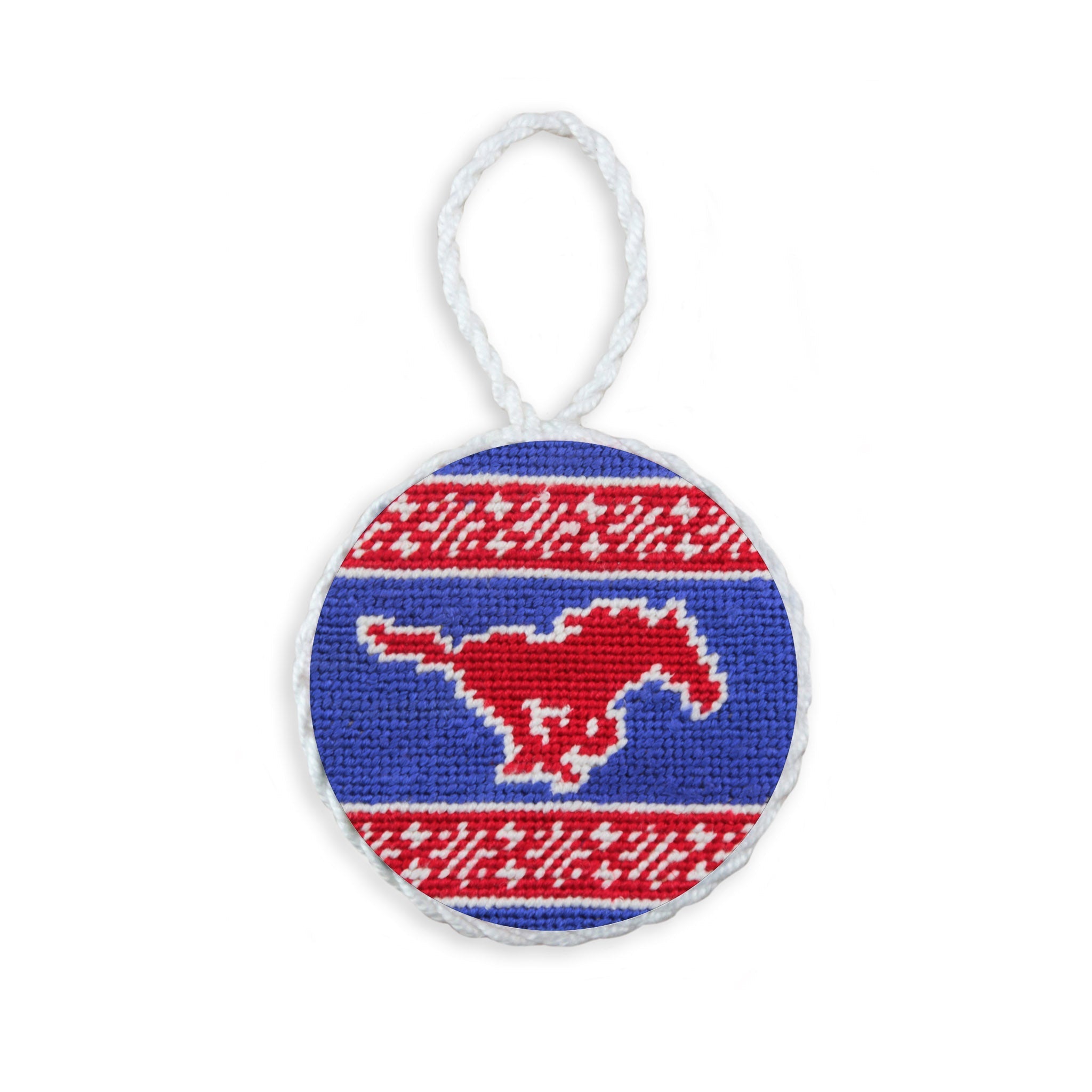 SMU Fairisle Ornament