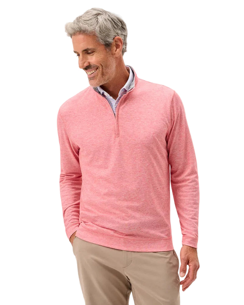 Pircio Dri-Release Heathered 1/4 Zip Pullover