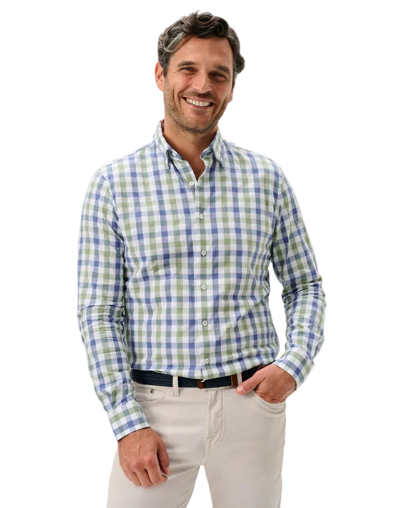 Candlar Check Cotton Button Down Shirt