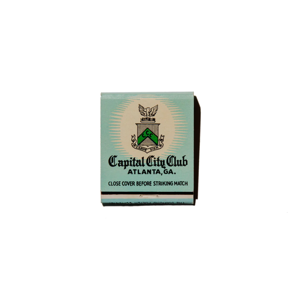 Capital City Club Blue Matchbook - Print Only