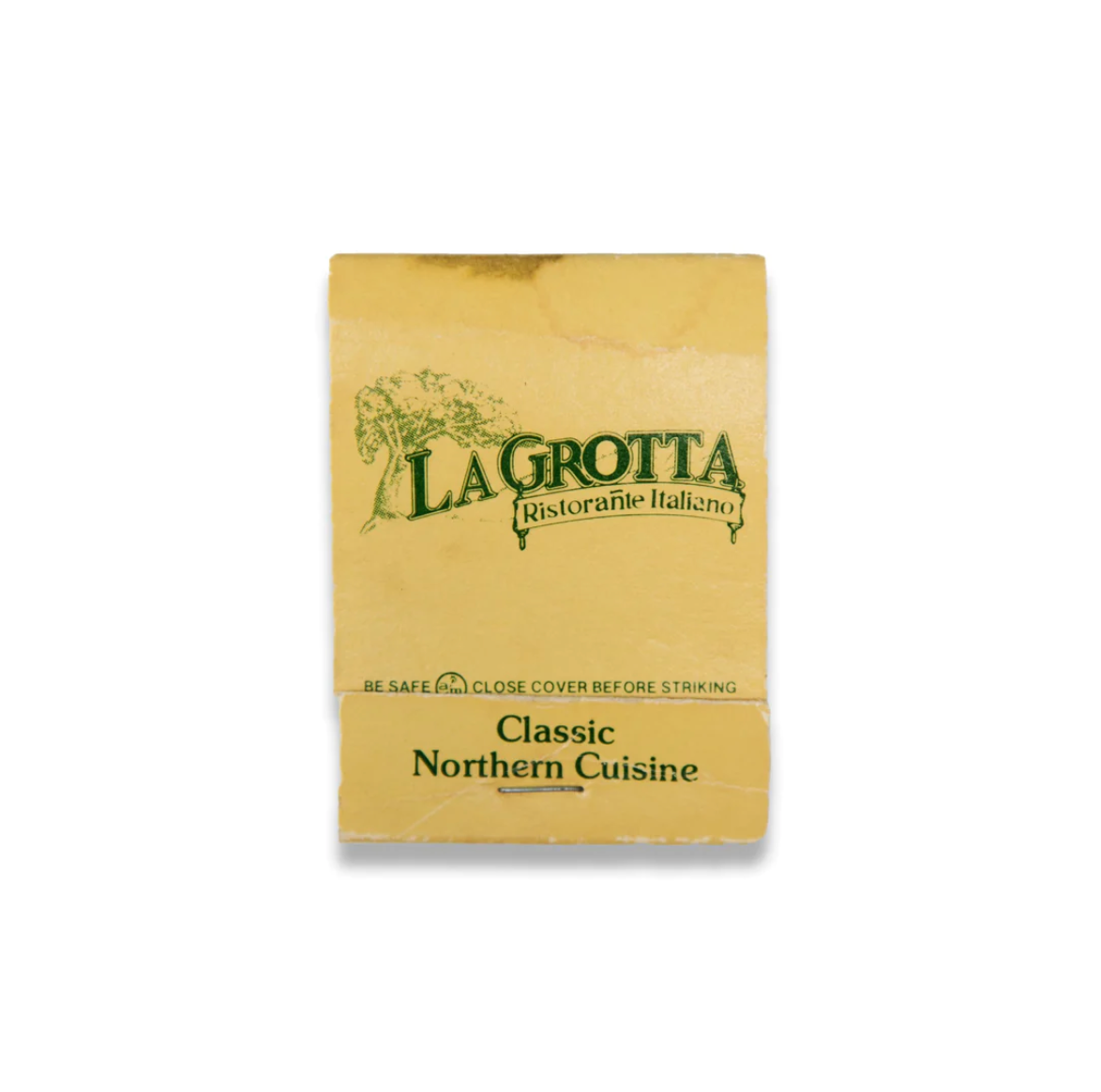 La Grotta Matchbook Print - Print Only