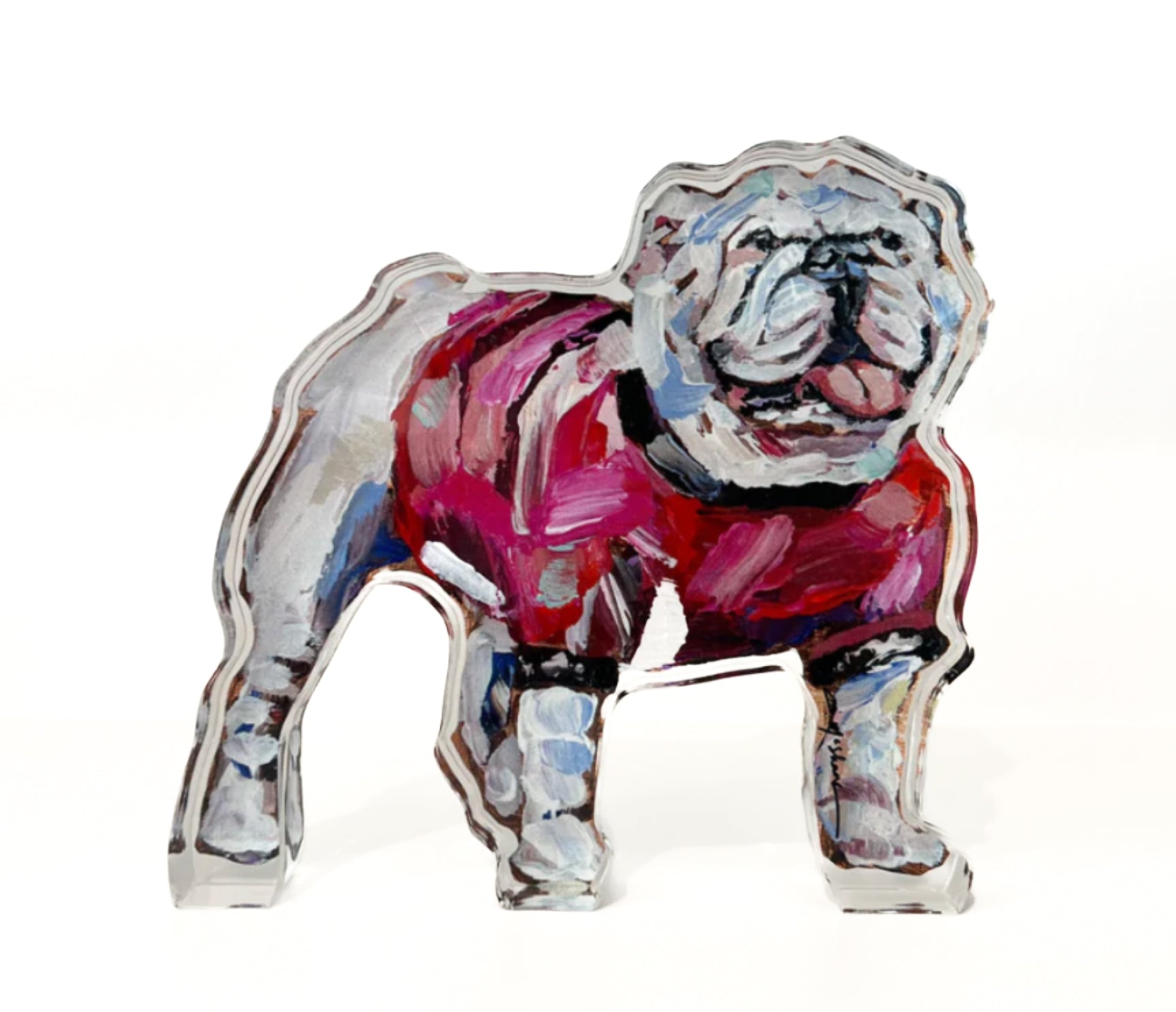 Georgia Bulldog Acrylic