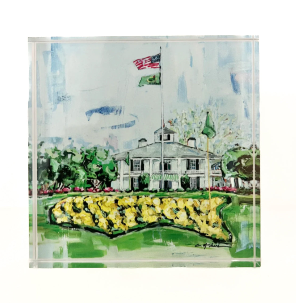 Masters Clubhouse Acrylic Cut Out