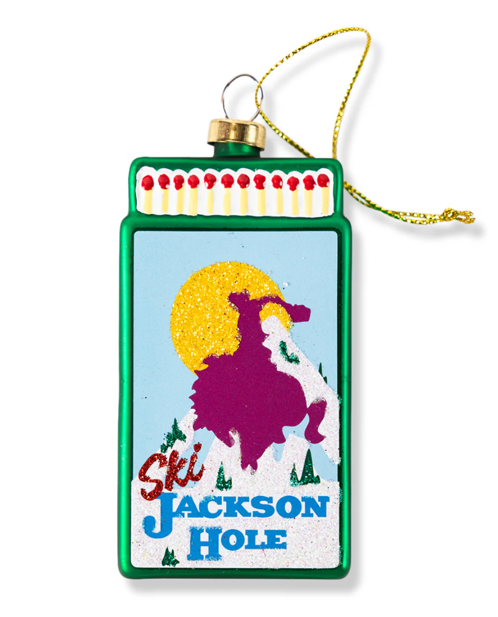 Matchbook Ornament - Jackson Hole