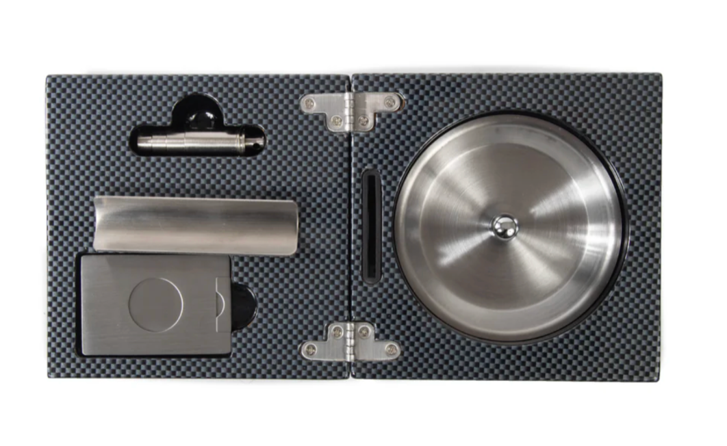 The Carter Carbon Fiber Cigar Accessories Box