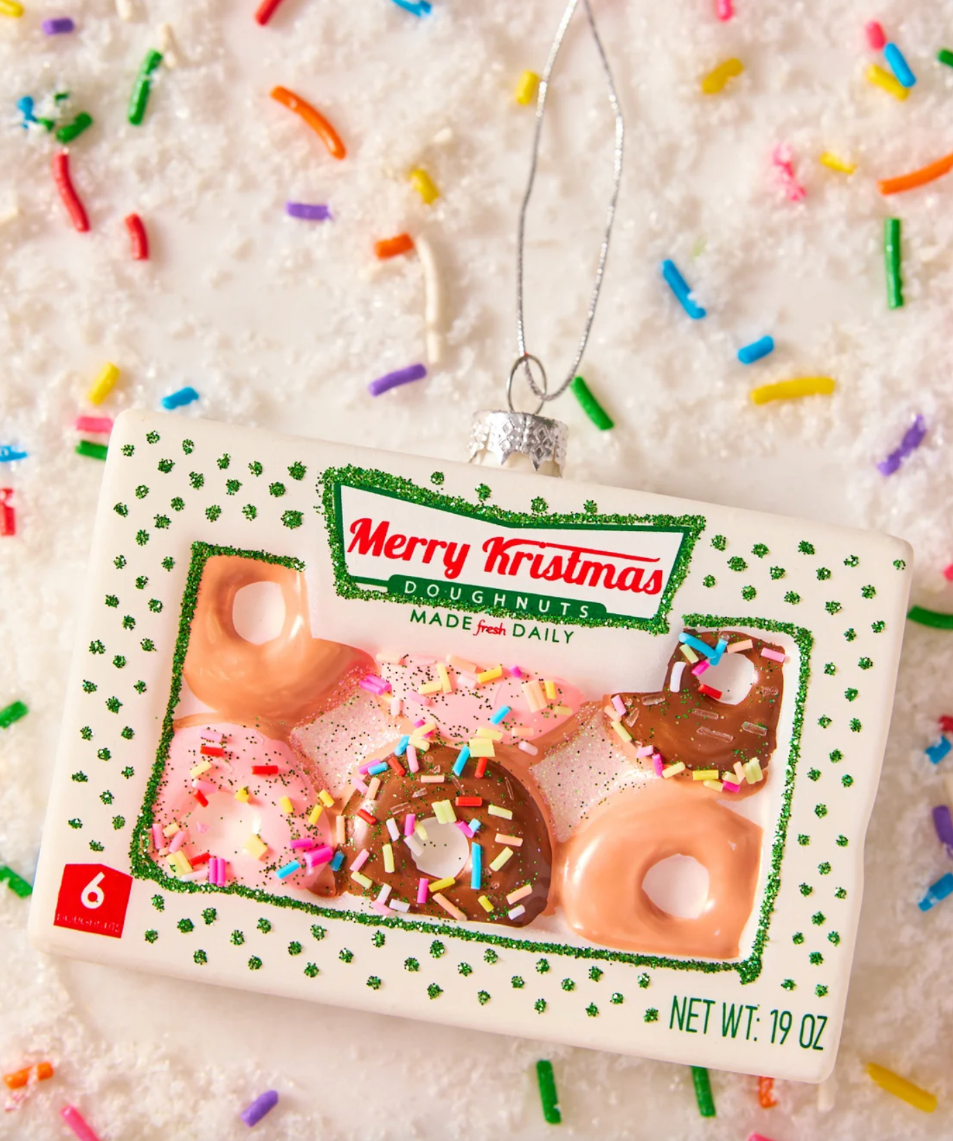Merry Kristmas Doughnuts Ornament