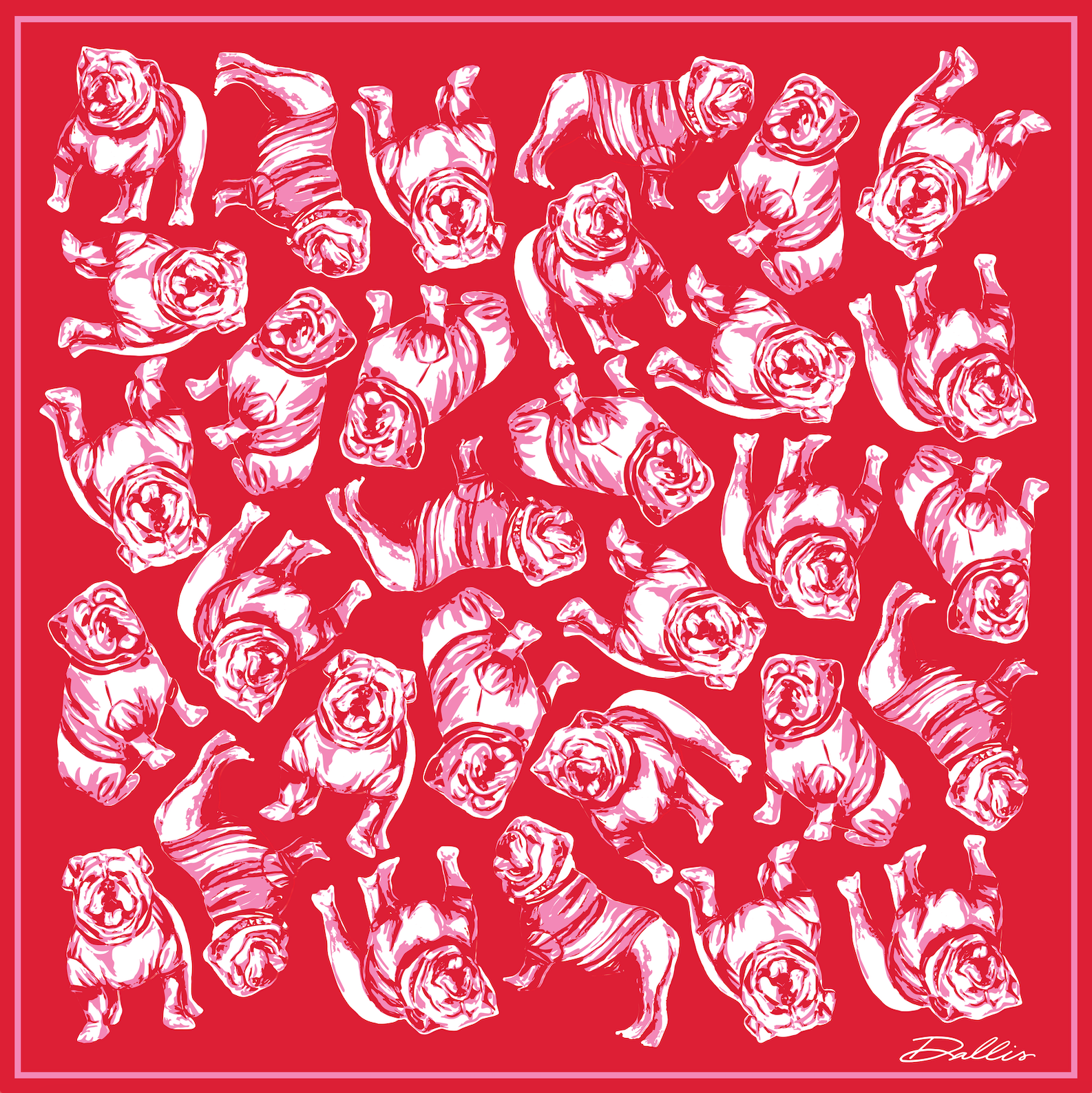 Sic 'em Gameday Scarf - Red