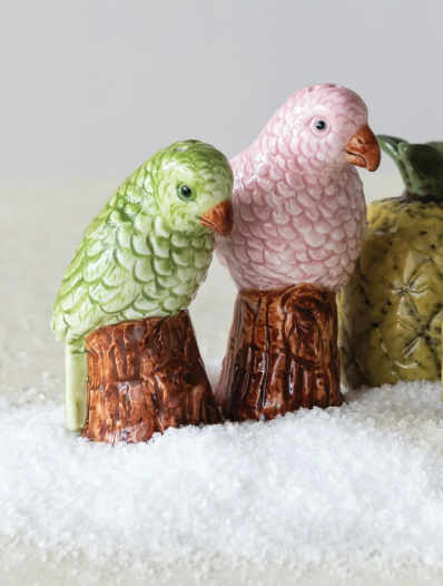 Parrot Shaped Salt & Pepper Shakers