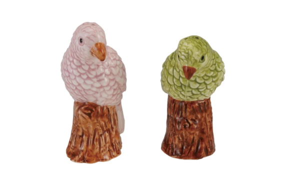 Parrot Shaped Salt & Pepper Shakers