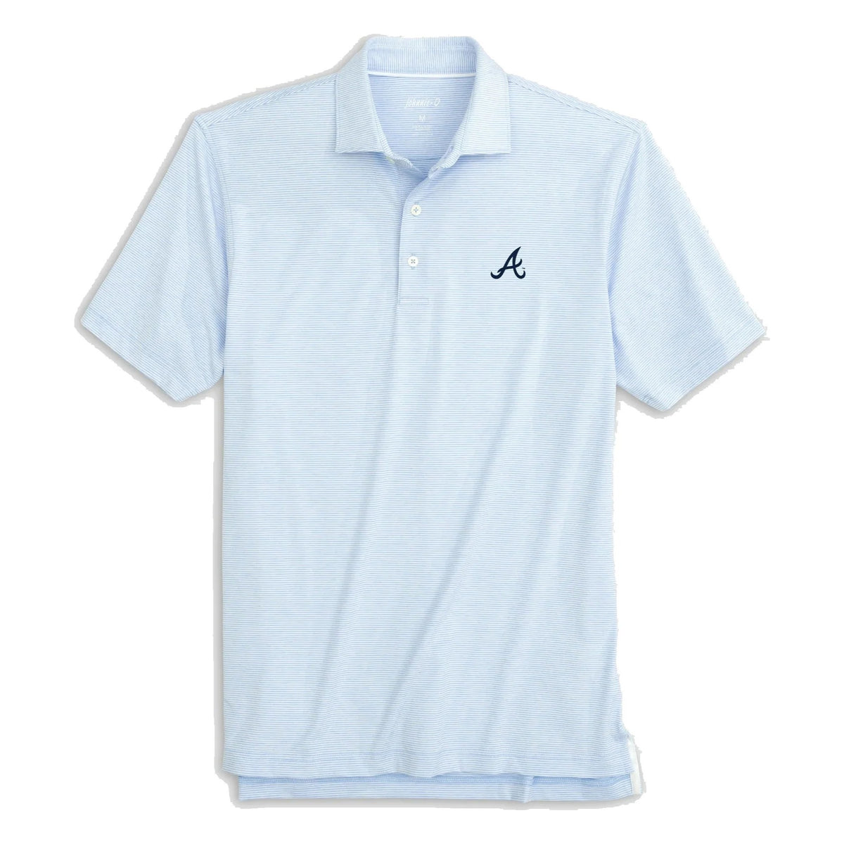 Atlanta Braves Lyndon Striped Jersey Performance Polo - Gulf