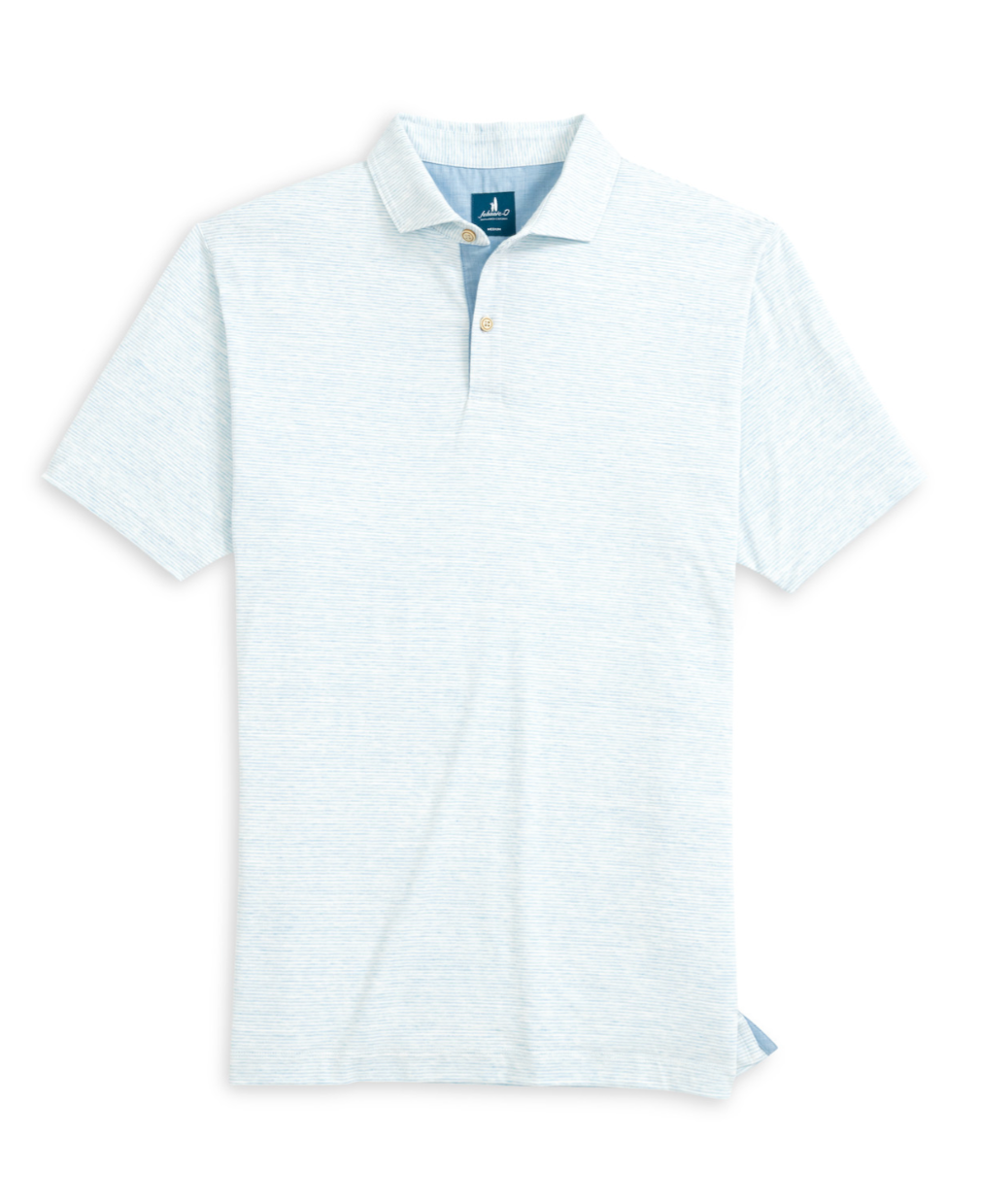 Thatcher Stripe Cotton Blend Polo