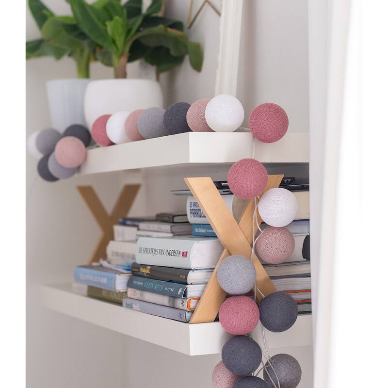 Strand of 50 Cotton Ball Lights