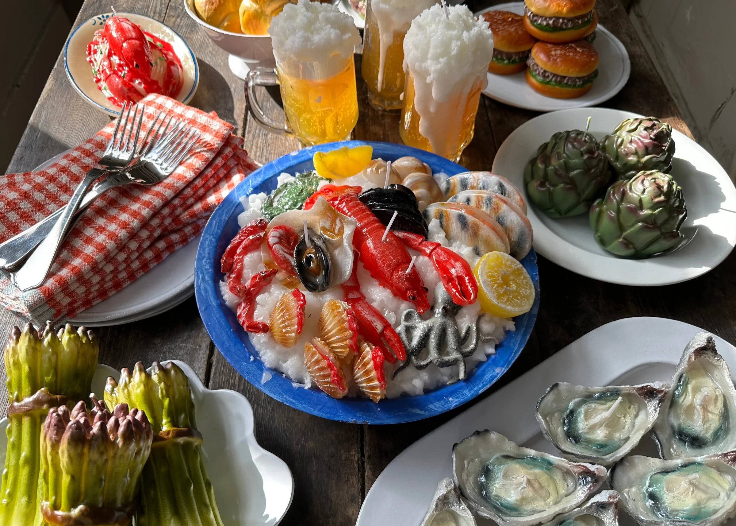 Seafood Platter Candle