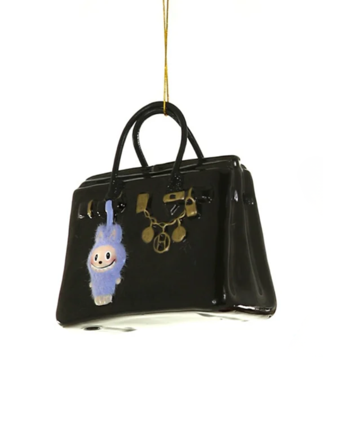 Luxe Bag with Monster Ornament