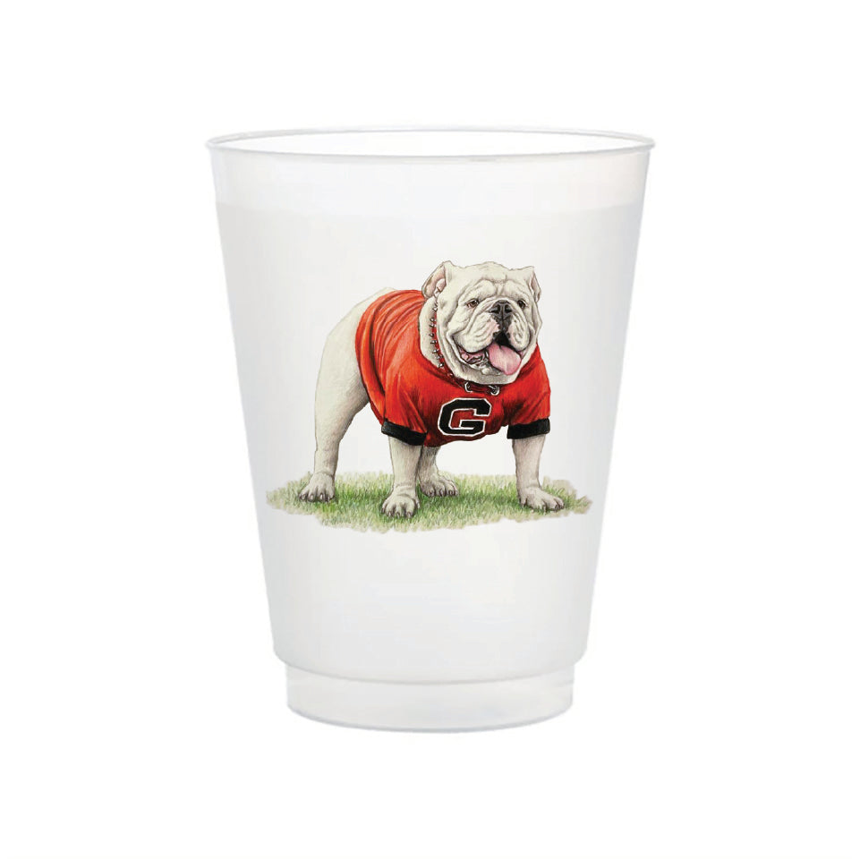 Georgia Mascot Flex Cups