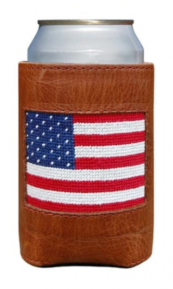 American Flag Can Cooler