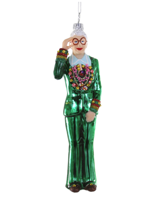Iris Apfel Ornament