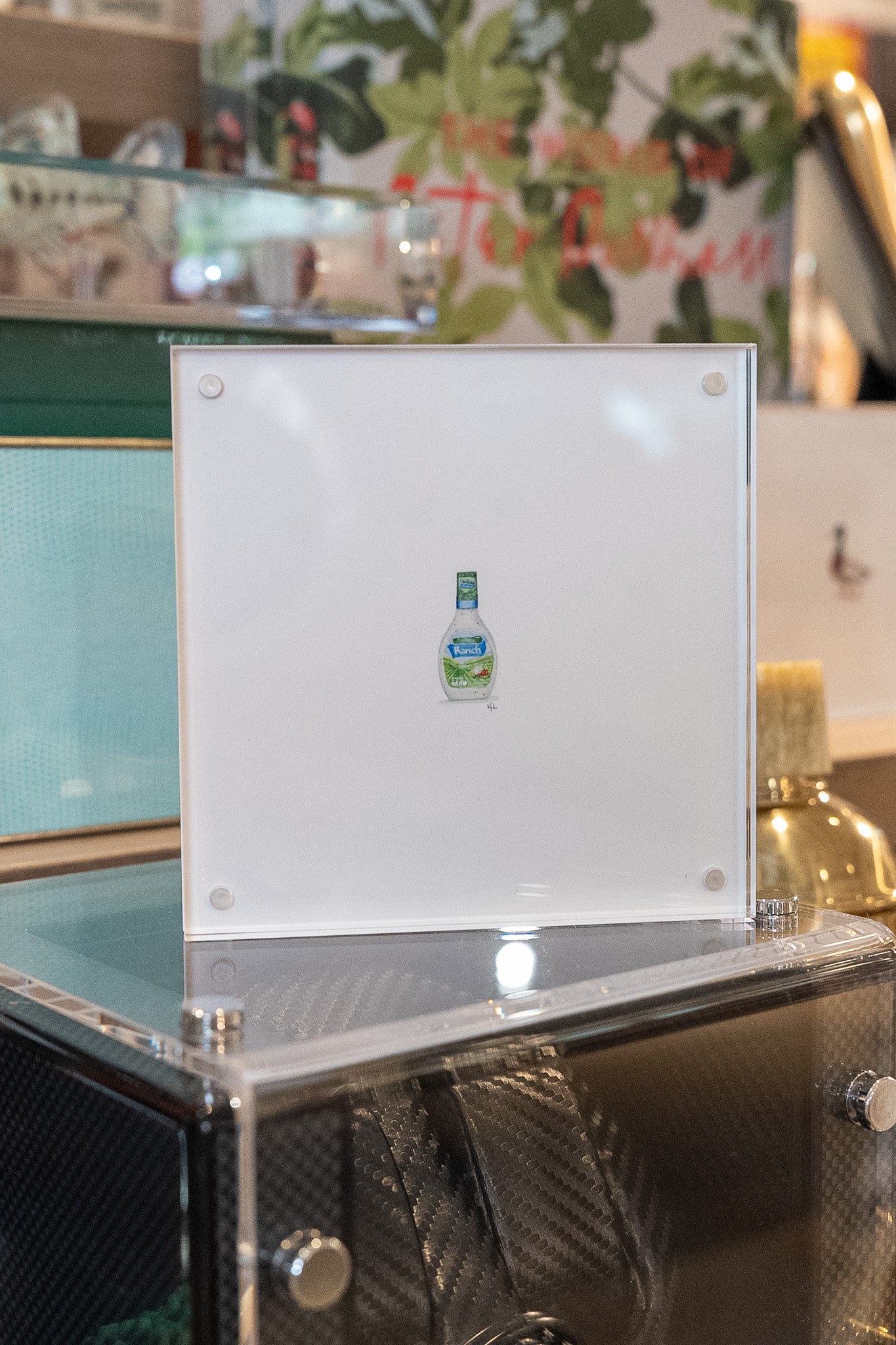 Ranch Dressing Miniature Watercolor Painting