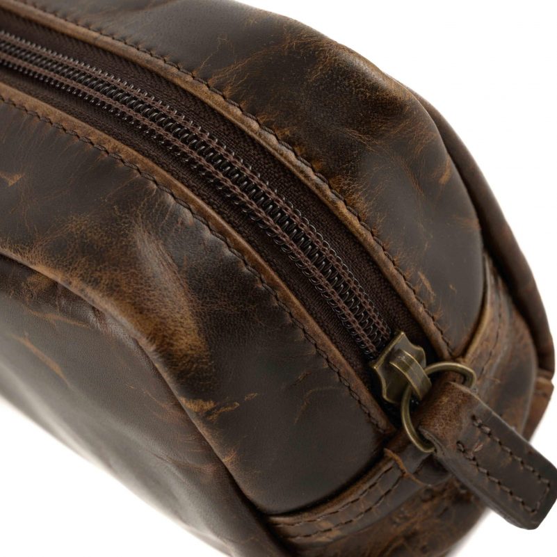 George Mini Wash Kit Brompton Brown