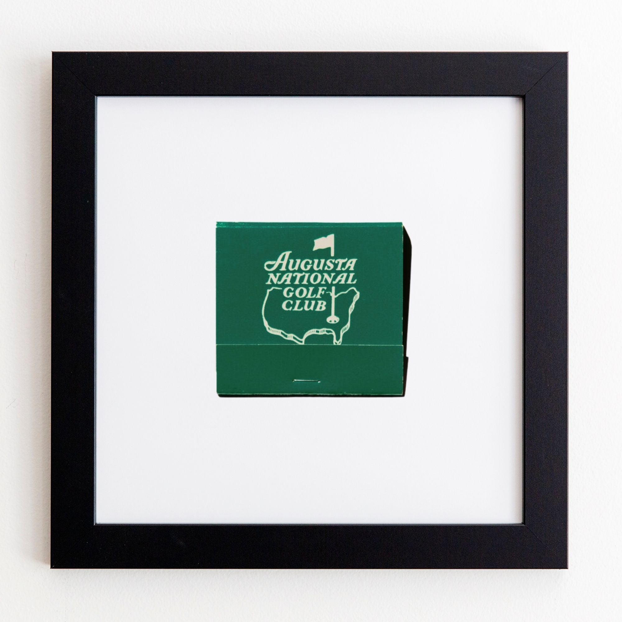 Augusta National Golf Club Black Frame (White Writing)
