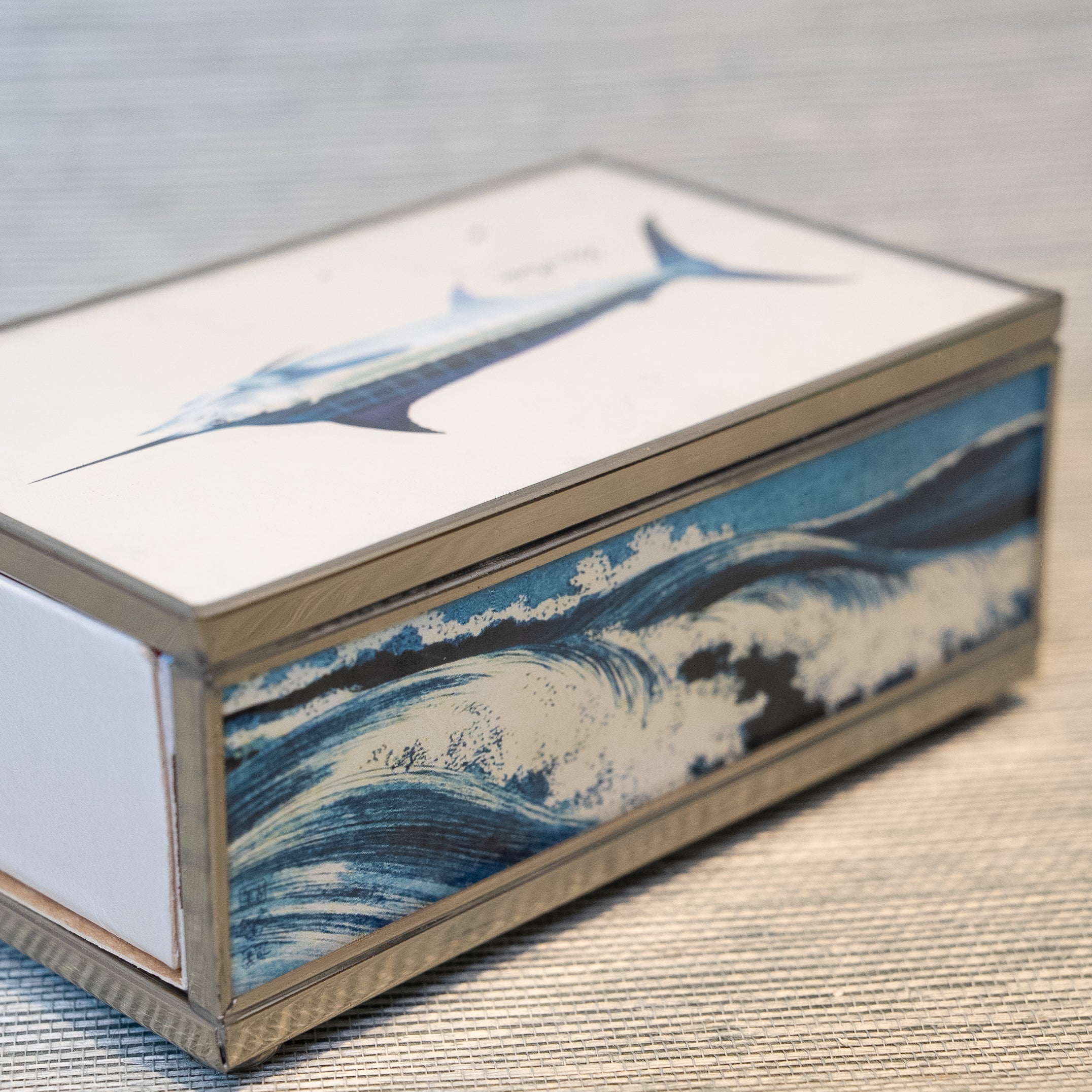 Blue Marlin Matchbox Cover