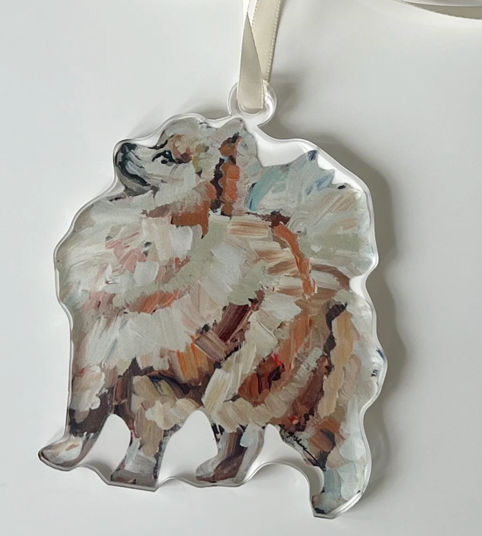 Pomeranian Acrylic Ornament