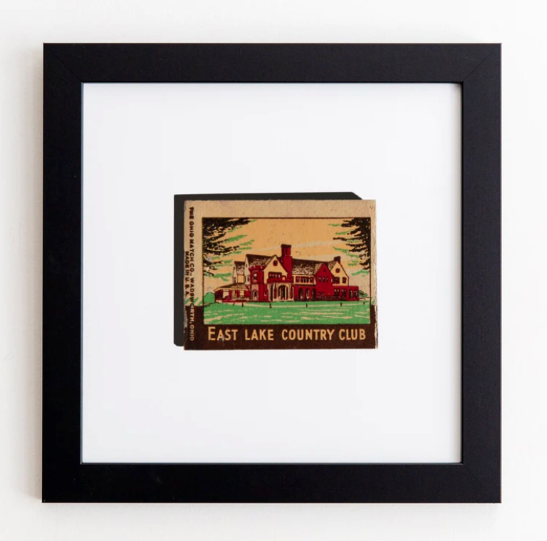 Vintage East Lake Golf Club (Black Frame)