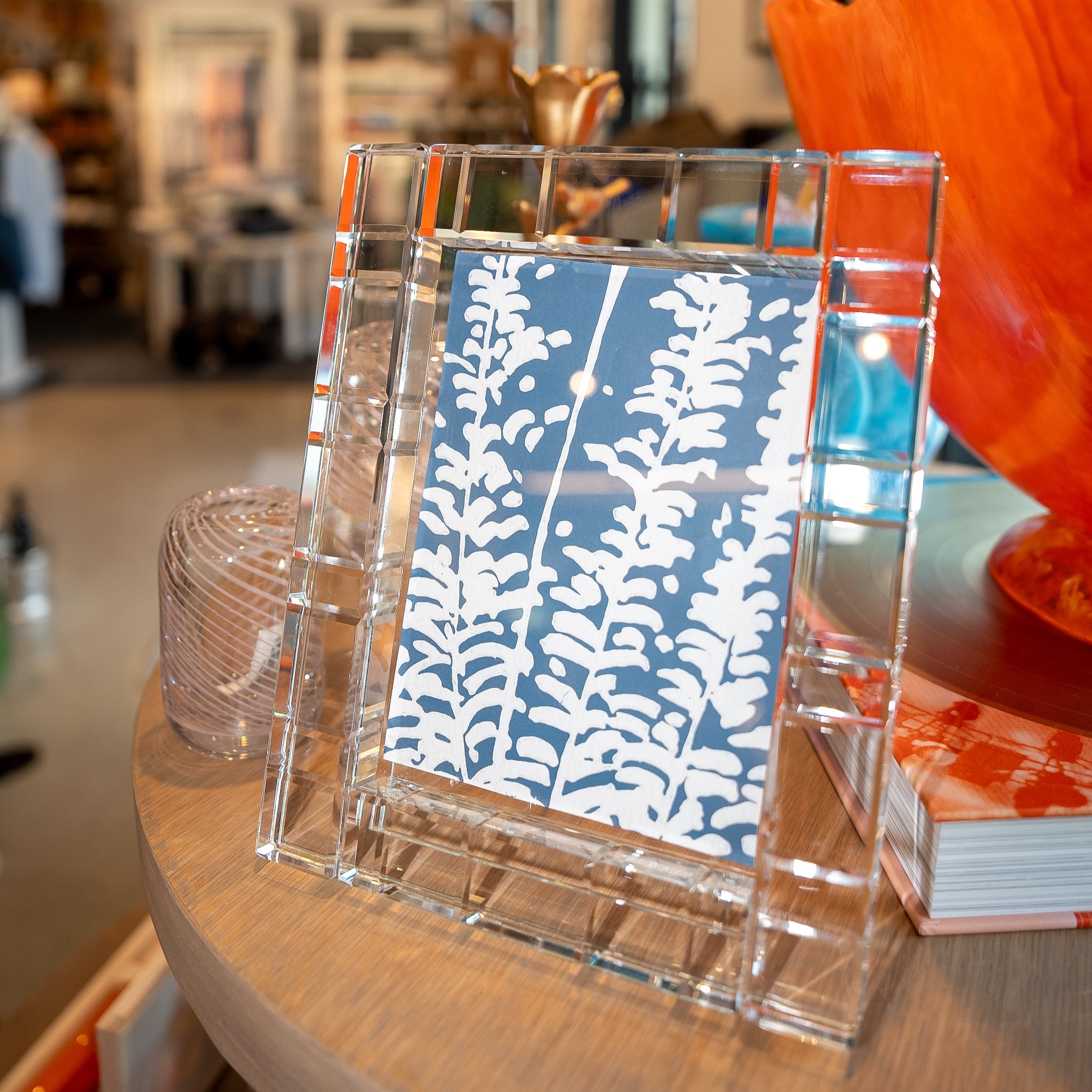 Hudson Plaid Crystal Frame