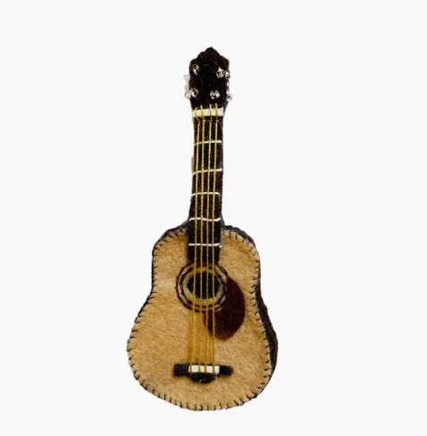 Felt Acoustic Guitar Ornament