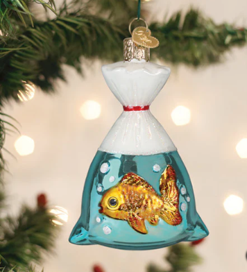 Goldfish In A Bag Ornament