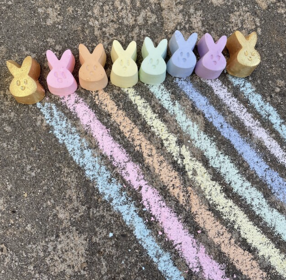 Twee Flock Of Fluffles Sidewalk Chalk