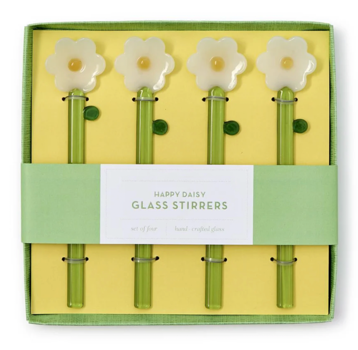 Daisy Flower Hand Crafted Stirrers