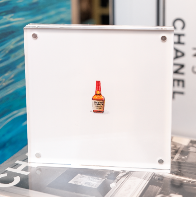 Maker's Mark Miniature Watercolor Painting