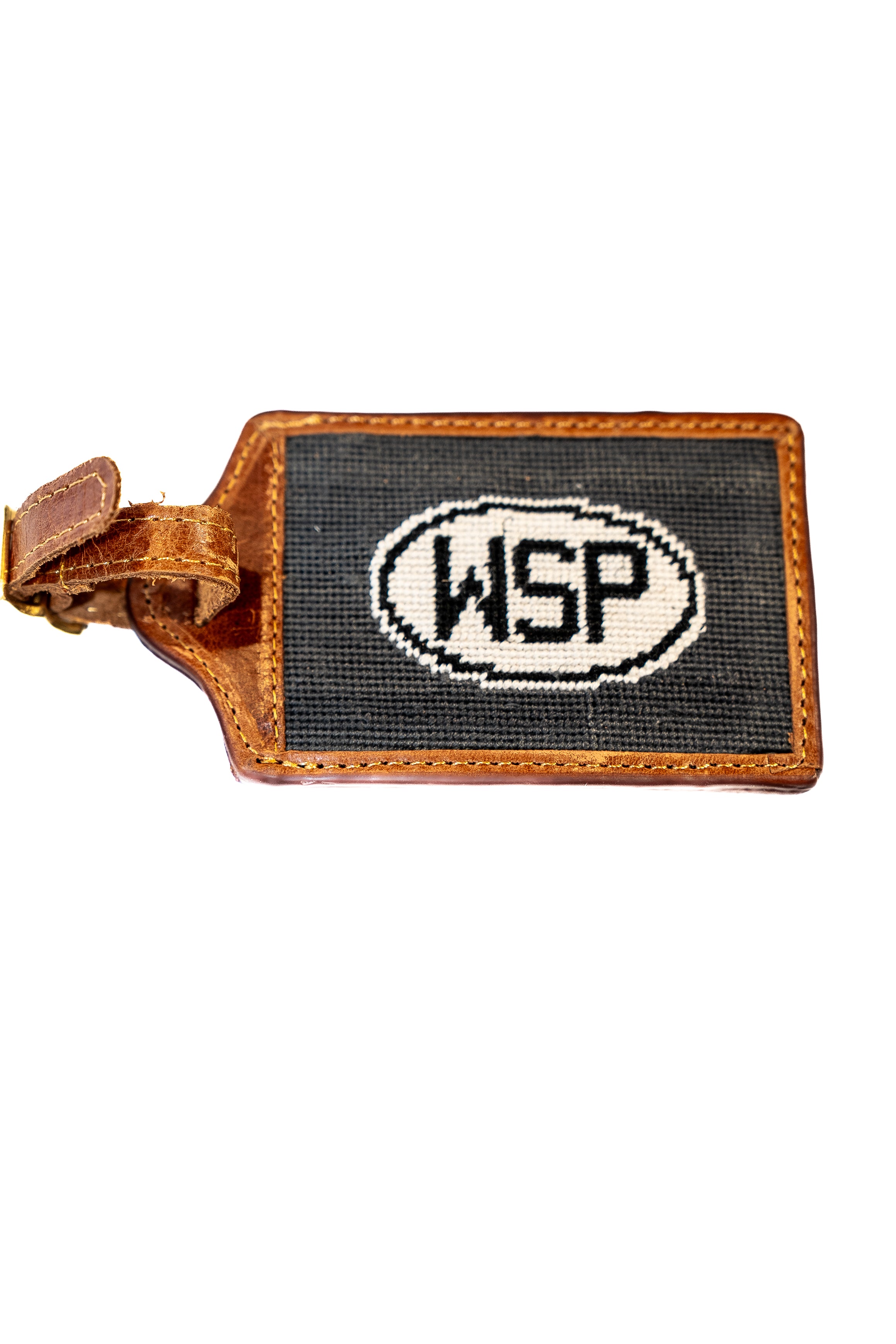 Smathers & Branson WSP Needlepoint Luggage Tag