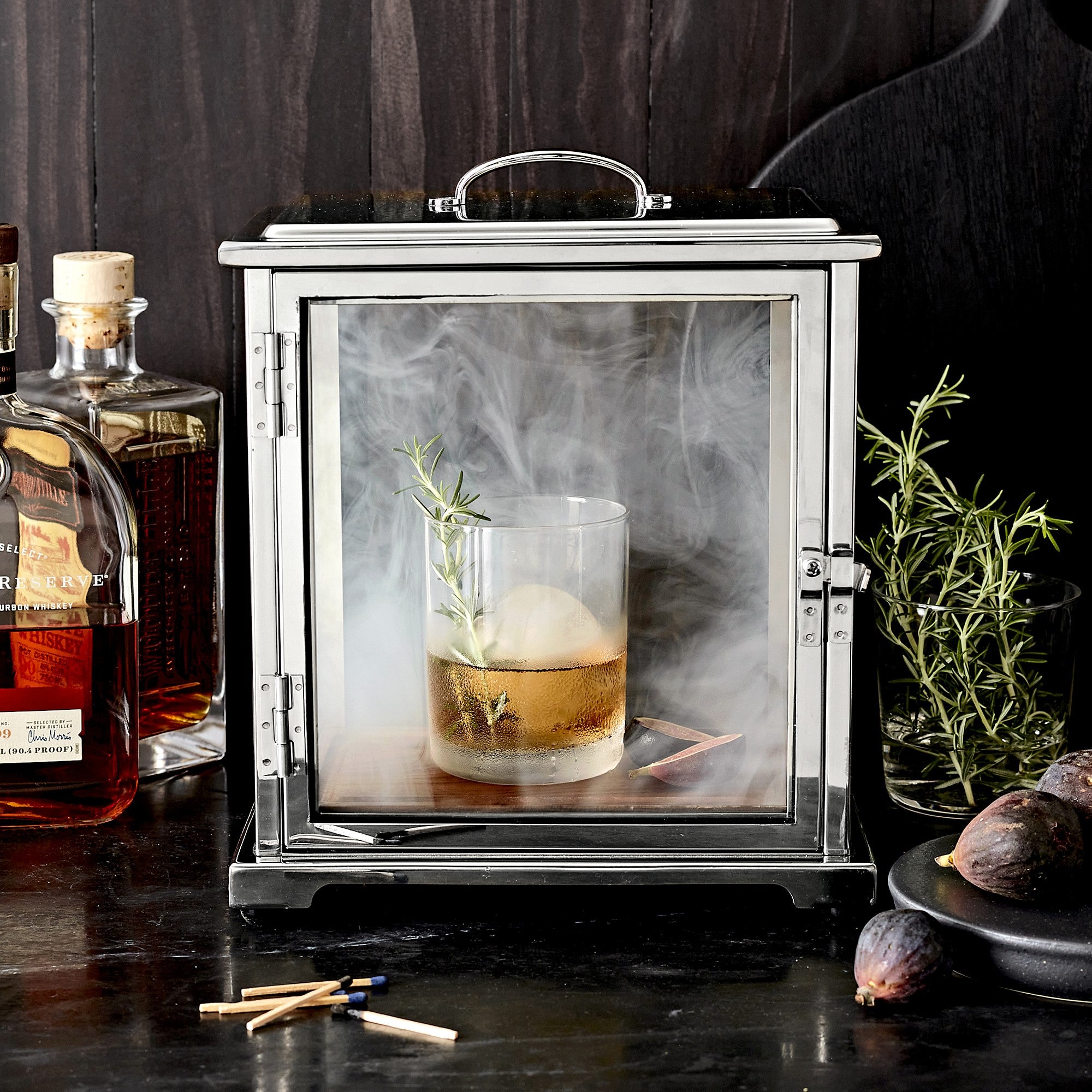THE SMOKING BOX™ W/ HANDHELD SMOKER