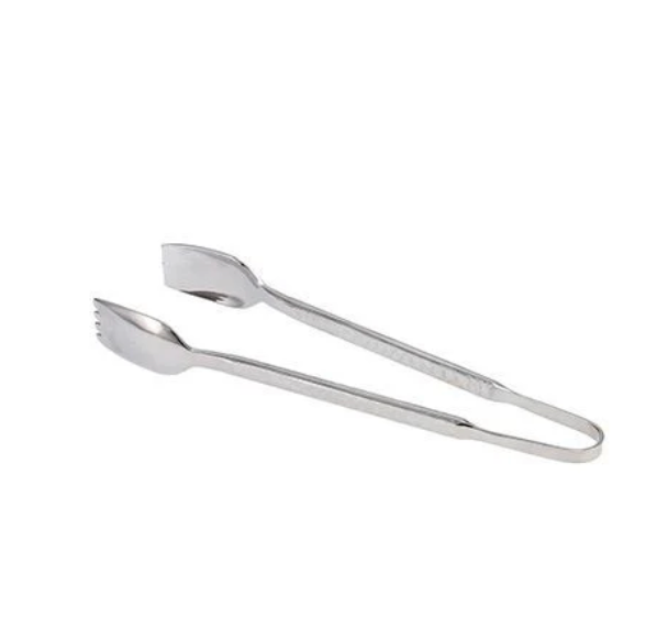 SS Hammered Tongs 6.75"