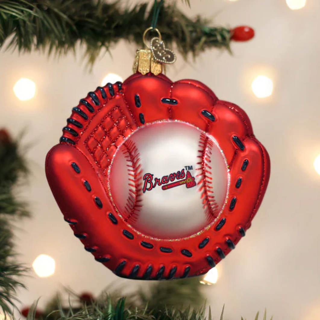 Atlanta Braves Baseball Ornament