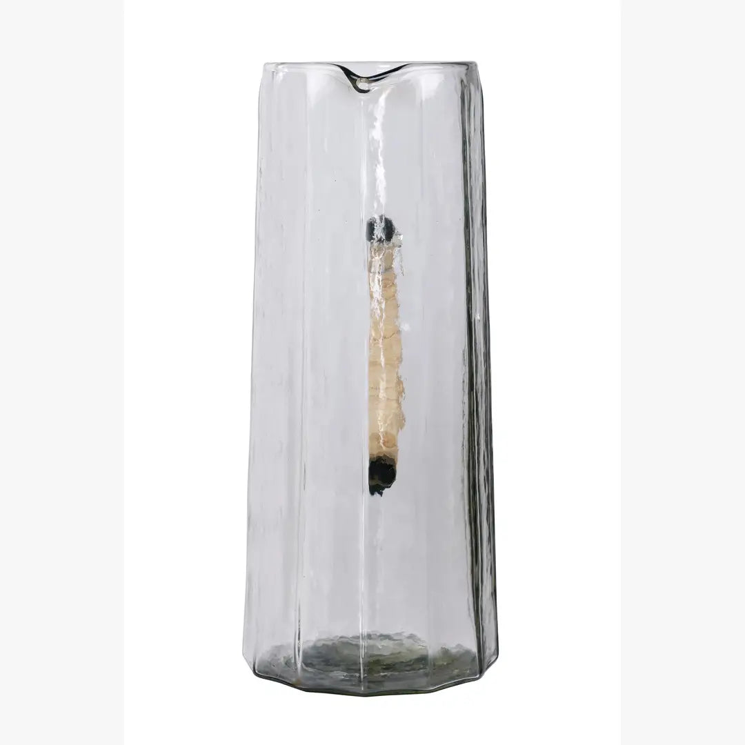 Natural Hammered Water Pitcher