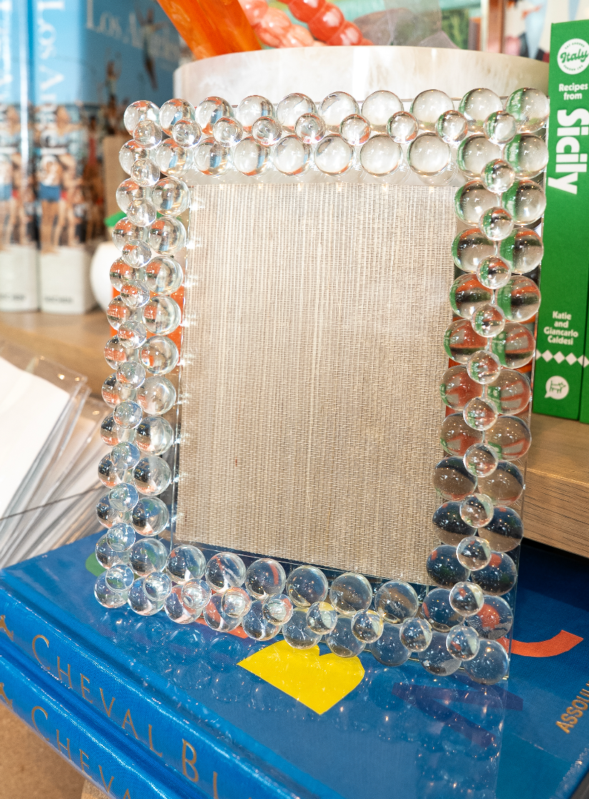 Layered Bubbles Crystal Glass